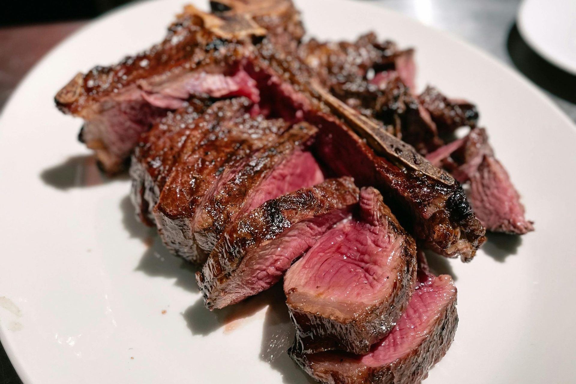 T-bone Steak With Red Wine Jus - Bent Ridge Winery